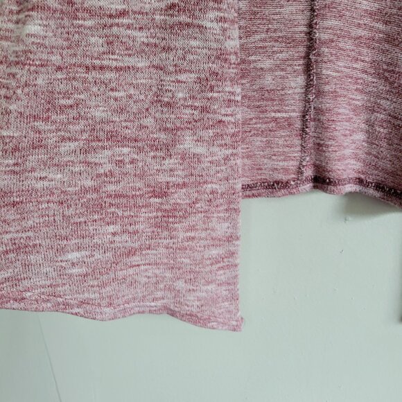 Cape Juby Red Cardigan Sweater Women's Large Long Sleeve Lightweight Lace Back - Picture 2 of 6